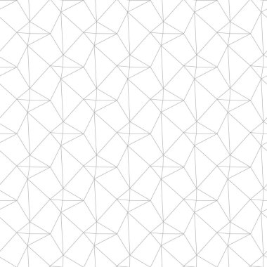 Beyaz arka planda gri geometrik süsleme. Web, Tekstil ve duvar kağıtları için seamless modeli