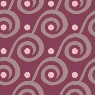 Geometrik öğelerle seamless modeli. Kumaşlar, duvar kağıtları ve Tekstil için koyu kırmızı arka plan