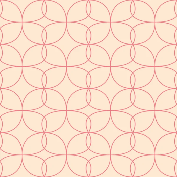Красный Бежевый Геометрические Бесшовные Шаблоны Веб Текстиля Обоев — стоковый вектор