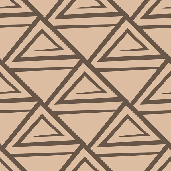 Modèle Abstrait Sans Couture Fond Beige Marron Pour Textiles Papiers — Image vectorielle