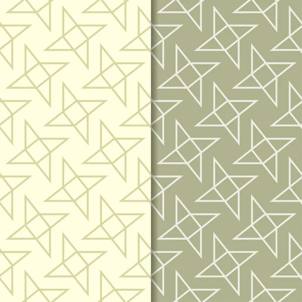 Zeytin yeşili geometrik Dikişsiz desen web, Tekstil ve duvar kağıtları için