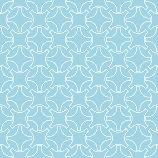 Adorno Geométrico Azul Claro Patrón Sin Costuras Para Tela Textil — Vector de stock
