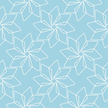 Lacivert ve beyaz geometrik süsleme. Web, Tekstil ve duvar kağıtları için seamless modeli