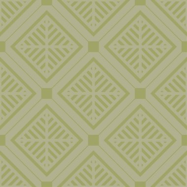 Geometrik süsleme. Zeytin yeşili seamless modeli web, Tekstil ve duvar kağıtları için