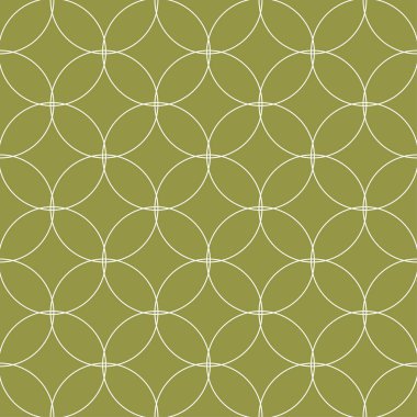Zeytin yeşili ve beyaz geometrik yazdır. Web, Tekstil ve duvar kağıtları için seamless modeli