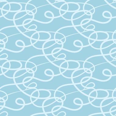 Soyut seamless modeli. Açık mavi ve beyaz renkli Tekstil, duvar kağıtları ve kumaşlar için