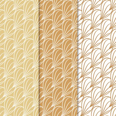 Soyut Dikişsiz desen. Tekstil, duvar kağıtları ve kumaşlar için turuncu ve beyaz arka plan