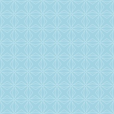 Işık mavi geometrik baskı. Web, Tekstil ve duvar kağıtları için seamless modeli
