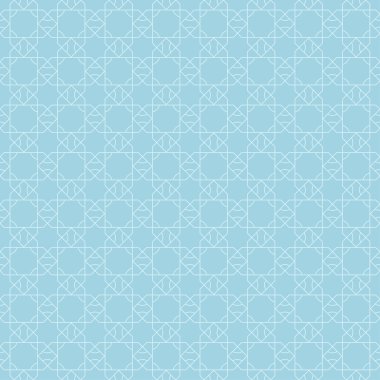 Hafif mavi geometrik tasarım. Web, Tekstil ve duvar kağıtları için seamless modeli