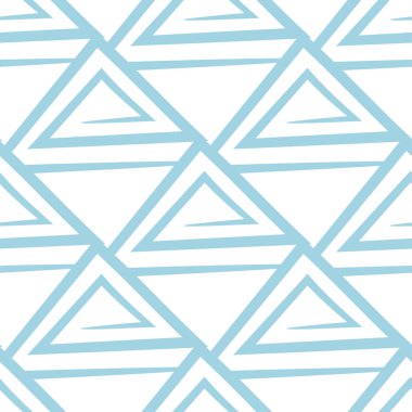 Soyut seamless modeli. Açık mavi ve beyaz renkli Tekstil, duvar kağıtları ve kumaşlar için