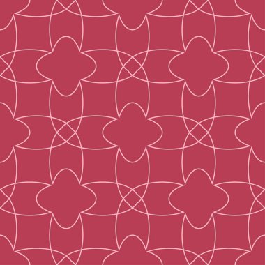 Geometrik süsleme. Kırmızı ve soluk pembe seamless modeli web, Tekstil ve duvar kağıtları için