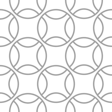 Işık gri geometrik süsleme. Web, Tekstil ve duvar kağıtları için seamless modeli