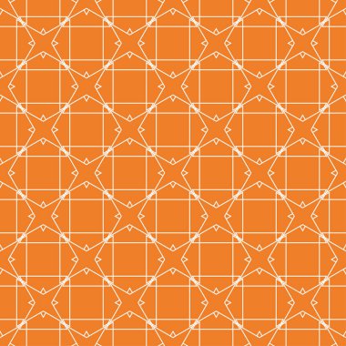 Turuncu geometrik tasarım. Web, Tekstil ve duvar kağıtları için seamless modeli