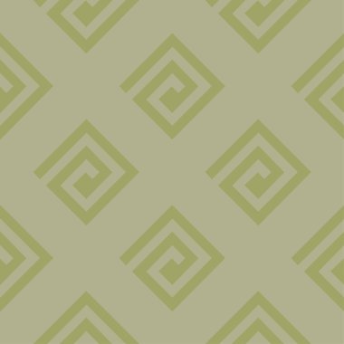 Zeytin yeşili geometrik yazdır. Web, Tekstil ve duvar kağıtları için seamless modeli
