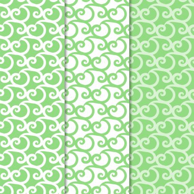 Soyut Dikişsiz desen. Yeşil arka planlar Tekstil, duvar kağıtları ve kumaşlar için