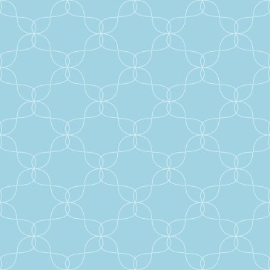 Hafif mavi geometrik süsleme. Web, Tekstil ve duvar kağıtları için seamless modeli