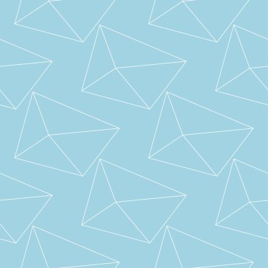 Lacivert ve beyaz geometrik süsleme. Web, Tekstil ve duvar kağıtları için seamless modeli