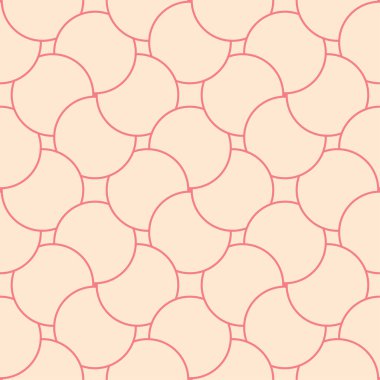 Kırmızı ve bej geometrik yazdırın. Web, Tekstil ve duvar kağıtları için seamless modeli