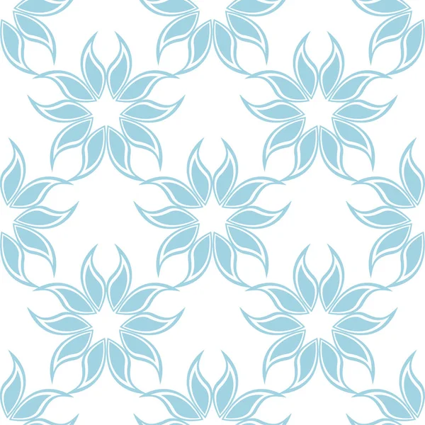 Çiçek renkli seamless modeli. Mavi ve beyaz arka plan duvar kağıtları için çiçeğe elemanları ile.