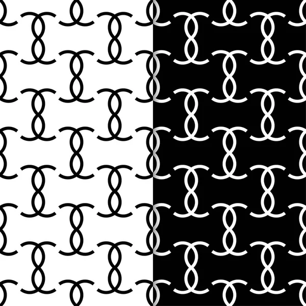 Siyah ve beyaz geometrik Dikişsiz desen web, Tekstil ve duvar kağıtları için