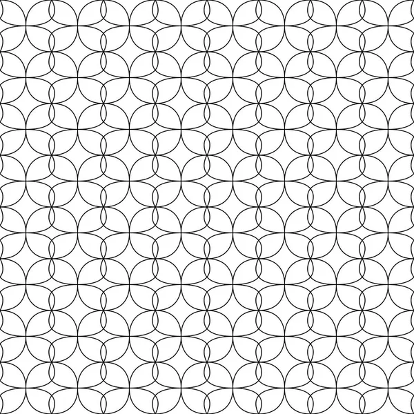 Beyaz arka planda siyah geometrik seamless modeli. Süsleme için web, Tekstil ve duvar kağıtları