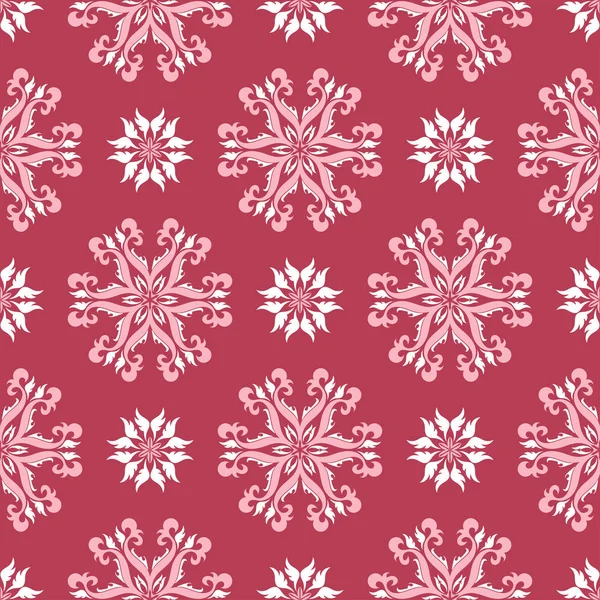 Çiçek kırmızı sorunsuz arka plan bej desenli. Arka plan duvar kağıtları, Tekstil ve kumaş için