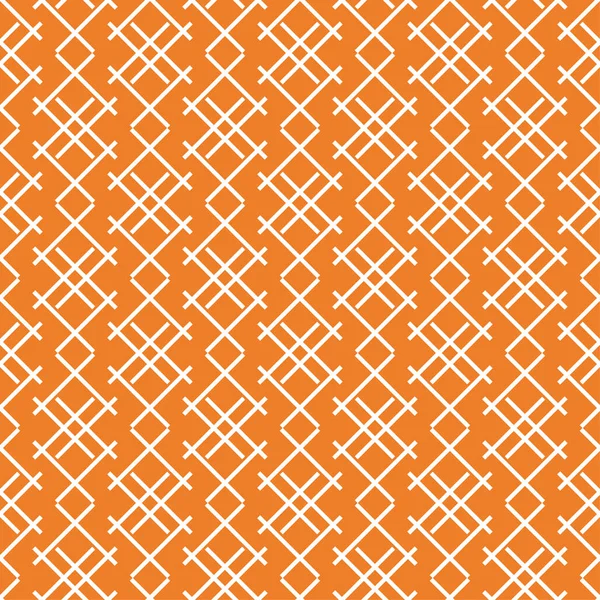 Orange Geometrisches Ornament Nahtloses Muster Für Web Textilien Und Tapeten — Stockvektor