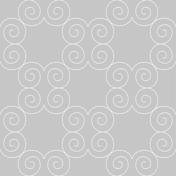 Grå Hvid Geometrisk Ornament Problemfri Mønster Til Web Tekstil Wallpapers – Stock-vektor