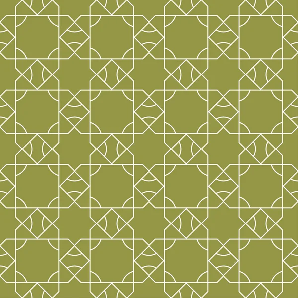 Zeytin yeşili geometrik süsleme. Web, Tekstil ve duvar kağıtları için seamless modeli