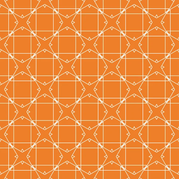 Orange Geometrisches Design Nahtloses Muster Für Web Textilien Und Tapeten — Stockvektor