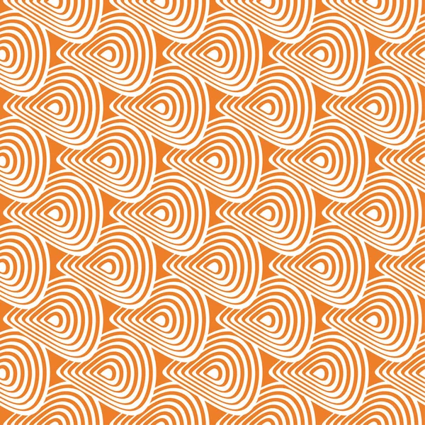 Orange Geometrisches Ornament Nahtloses Muster Für Web Textilien Und Tapeten — Stockvektor