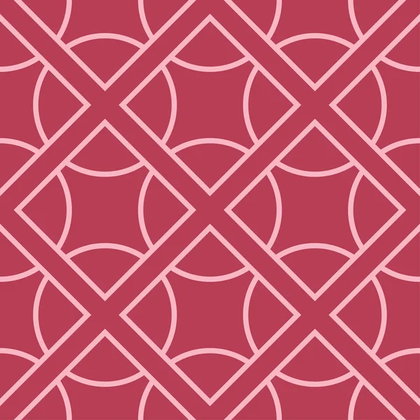 Kırmızı ve soluk pembe geometrik seamless modeli web, Tekstil ve duvar kağıtları için