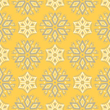 Sarı çiçek seamless modeli. Arka plan duvar kağıtları, Tekstil ve kumaş için çiçek tasarımları ile