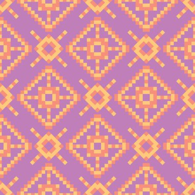 Geometrik seamless modeli. Parlak renkli menekşe arka plan duvar kağıtları, Tekstil ve kumaş için