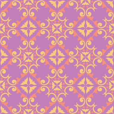 Çiçek seamless modeli. Renkli arka plan duvar kağıtları, Tekstil ve kumaş için