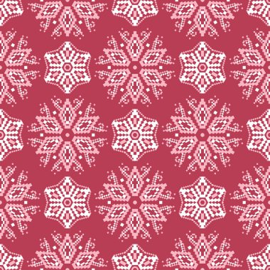 Çiçek seamless modeli. Arka plan duvar kağıtları, Tekstil ve kumaş kırmızı boyalı