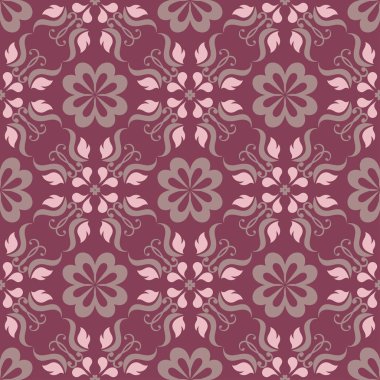 Çiçek kırmızı sorunsuz arka plan. Desen duvar kağıtları, Tekstil ve kumaş için