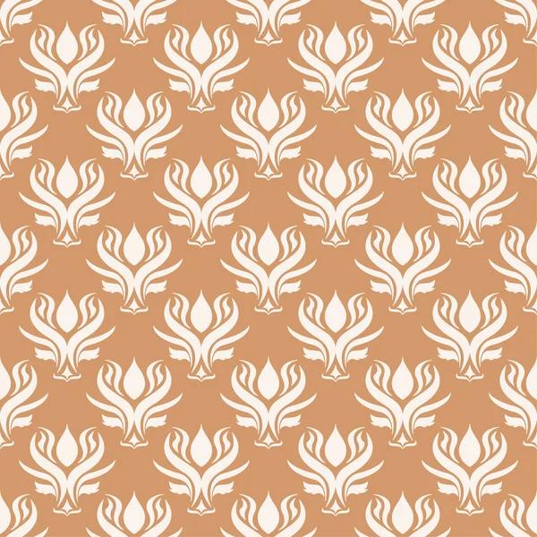 Fundo Floral Com Padrão Sem Costura Colorido Design Para Papéis —  Vetores de Stock