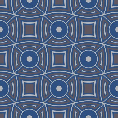 Geometrik seamless modeli. Koyu mavi arka plan duvar kağıtları, Tekstil ve kumaş için