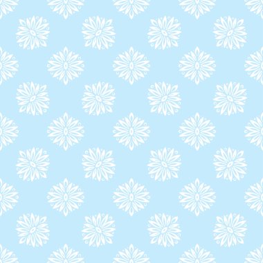 Lacivert seamless modeli ile çiçek arka plan. Duvar kağıtları ve tekstil tasarım