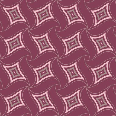 Mor kırmızı geometrik sorunsuz zemin. Karanlık koyu kırmızı arka plan duvar kağıtları, Tekstil ve kumaş için