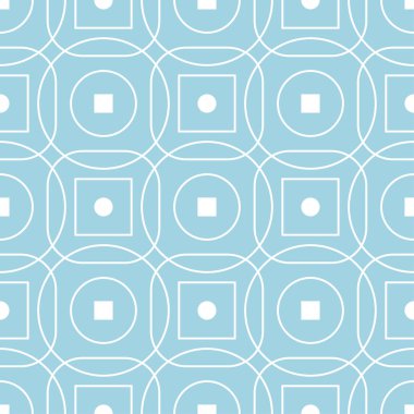 Lacivert ve beyaz geometrik süsleme. Web, Tekstil ve duvar kağıtları için seamless modeli