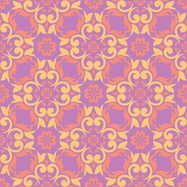 Çiçek seamless modeli. Renkli arka plan duvar kağıtları, Tekstil ve kumaş için