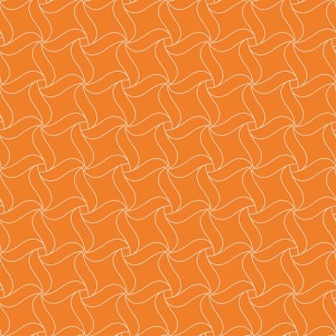 Turuncu geometrik tasarım. Web, Tekstil ve duvar kağıtları için seamless modeli