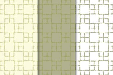 Zeytin yeşili ve beyaz geometrik dikey Dikişsiz desen web, Tekstil ve duvar kağıtları için