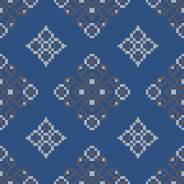 Sorunsuz çiçek desenli. Koyu mavi arka plan duvar kağıtları, Tekstil ve kumaş için çiçek tasarımları ile