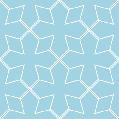 Soluk mavi geometrik baskı. Web, Tekstil ve duvar kağıtları için seamless modeli