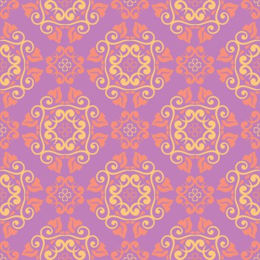 Çiçek renkli seamless modeli. Parlak arka plan duvar kağıtları, Tekstil ve kumaş için