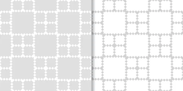 Motifs Géométriques Sans Couture Gris Clair Pour Toile Textile Fonds — Image vectorielle