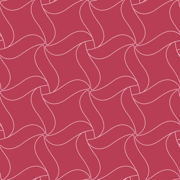 Kırmızı geometrik süsleme. Web, Tekstil ve duvar kağıtları için seamless modeli